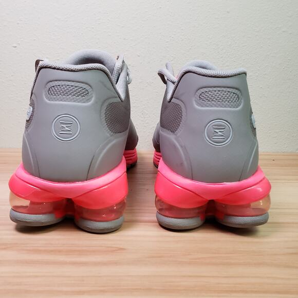Nike Men's Size 13 Shox Air Lunar Hyperfuse Athletic Trainers Gray Pink Sneakers - Picture 6 of 10